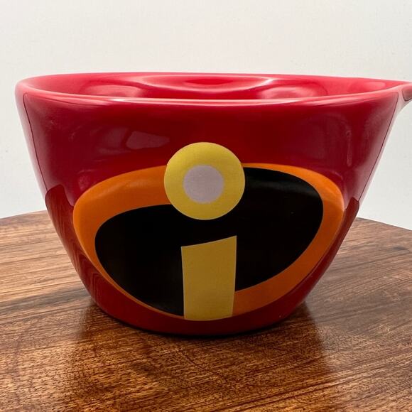 Rae Dunn Disney Pixar Incredibles 4 Piece Red Ceramic Measuring Cup Set New Gift - Picture 4 of 16